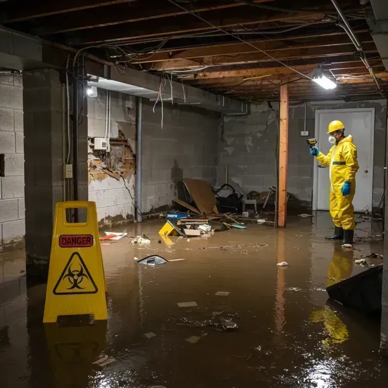 Flooded Basement Electrical Hazard in White Settlement, TX Property